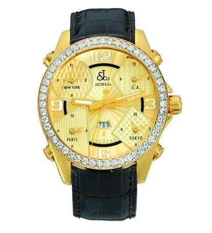 Jacob and Co Five Time Zone Replica Watch JC-10YG